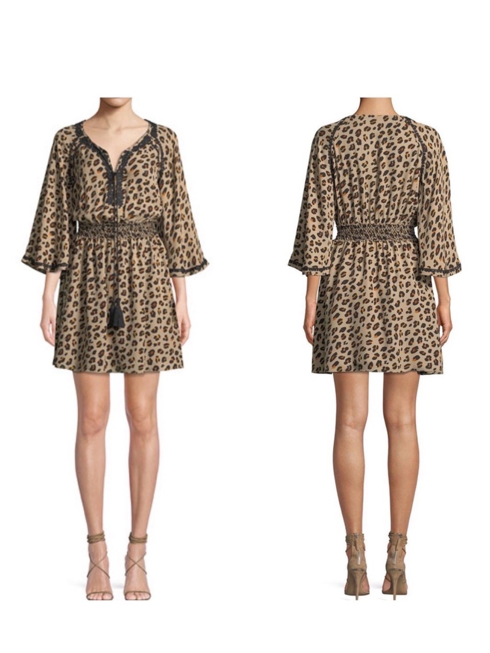 NWT Kobi Halperin Mae Cheetah Animal Print Dress, XS